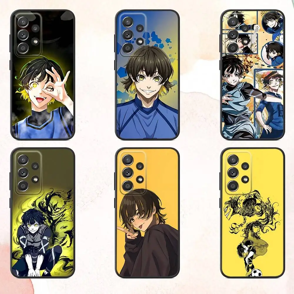 

B-Blue Bachira L-LockS Phone Case For Samsung S25,S24,S21,S22,S23,S30,Ultra,S20,Plus,Fe,Lite,Note,10,9,5G Black Cover