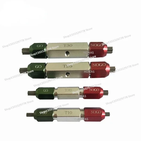 برغي عالي الجودة قياس T7 T8 T10 T15 T20 T30 T40 مقبض الذهاب ولا الذهاب مقاييس الخيط ، ISO10664 مقياس توصيل حلقة توركس