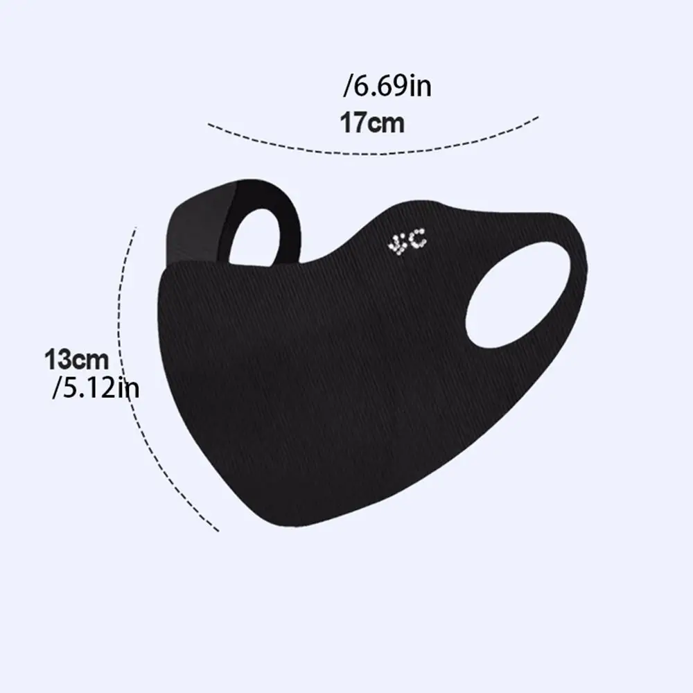 Elastic Sunscreen Face Scarf Ice Silk Mask Summer Solid Color Face Cover Eye Protection UV Protection Face Gini Mask Fishing