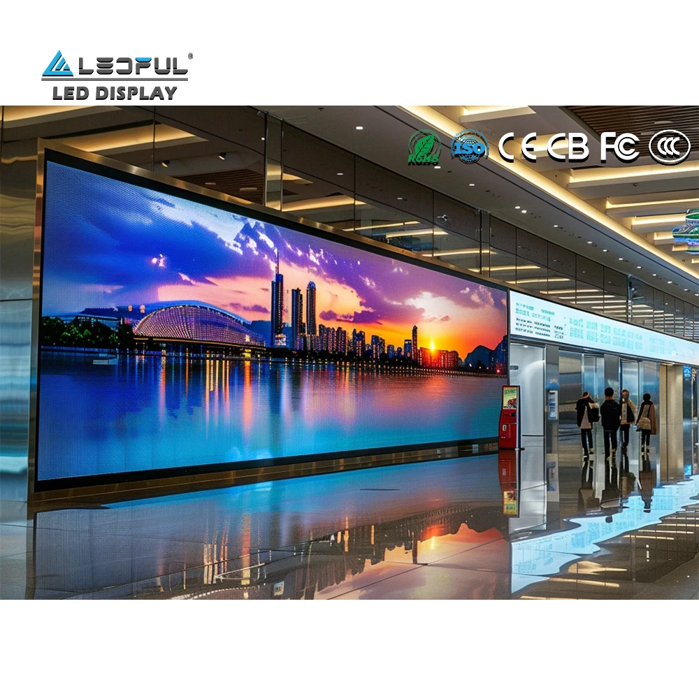 2024 풀 컬러 디스플레이 패널 P2 P3 P4 Pantalla 실내 LED 스크린