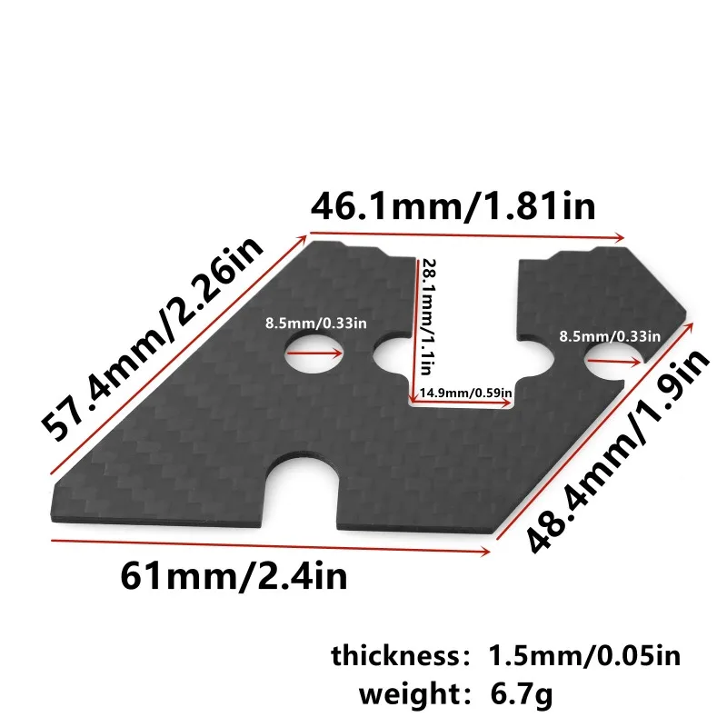 1pcs Carbon Fiber Steering Assembly Anti-Sand Dust Cover for Tamiya TT02 1/10 RC Car Upgrade Parts Accessories