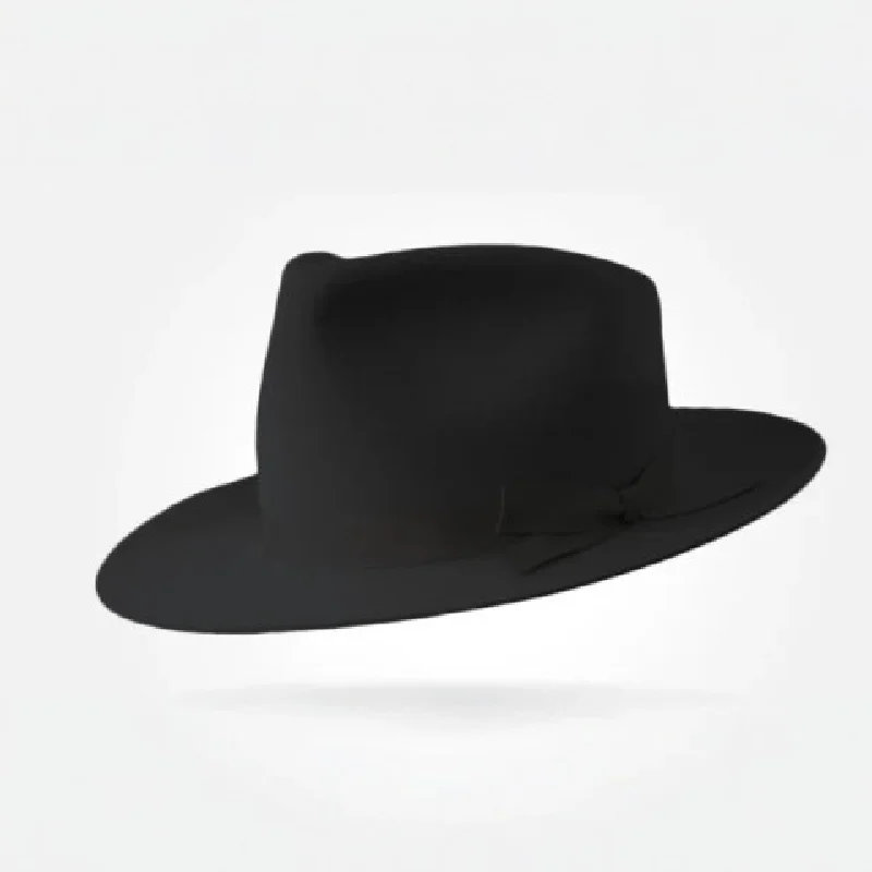 Classic Jazz Hat, New Autumn And Winter Style, Woolen Hat For Men And Women, Wool Felt Wide-brimmed Hat, Flat-brimmed Hat