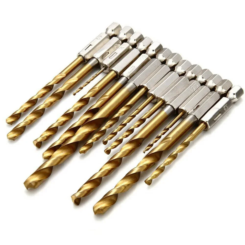 Imagem -05 - Cobalto t Wist Broca Conjunto de Brocas para Metal Buraco Perfurador Hss Titânio Revestido Duro Carboneto Perfuração Ferramenta para Trabalhar Madeira Bit 13 Peças