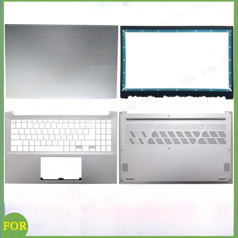 BDBH Novo para Asus VivoBook Pro15 2021 M3500Q k3500p X3500QA Tampa Traseira / Moldura Frontal LCD / Apoio para as Mãos / Tampa Inferior