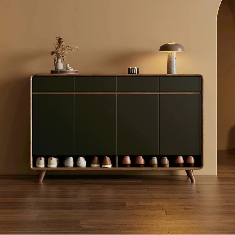 Cómodo Zapatero de Entrada, Mueble de Salón, Organizador Vertical de Zapatos, Estante, Mueble de Pasillo