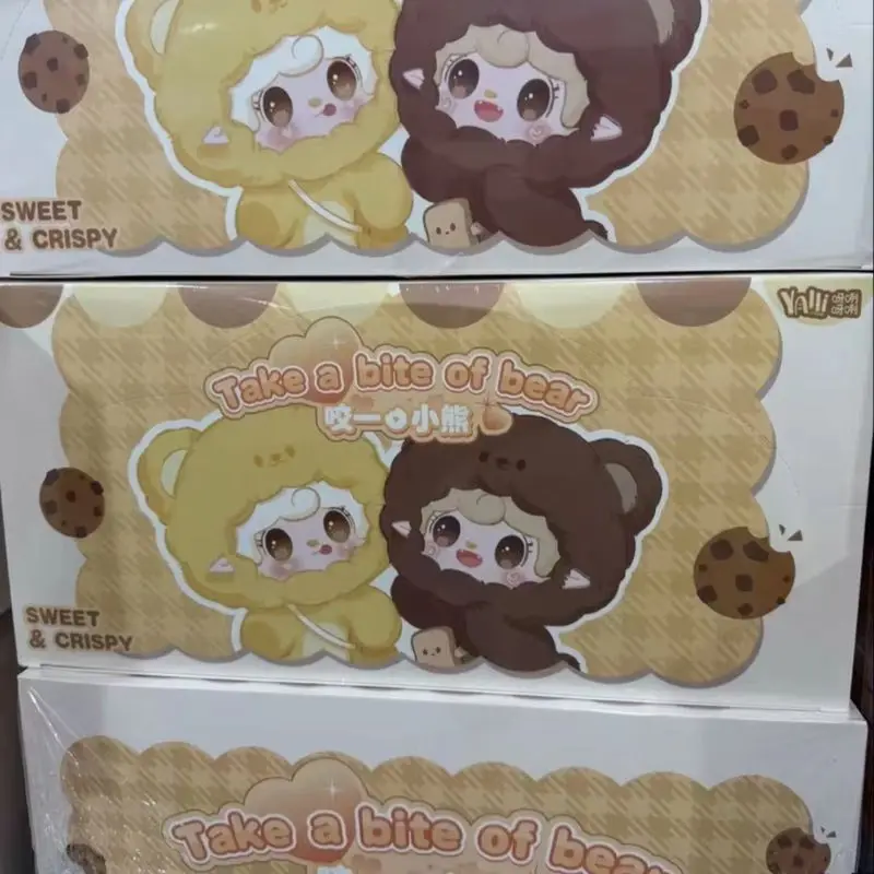 

Cute Genuine Bear Plush Toy Mini Blind Box Bedroom Decorative Accessories Collectible Vinyl Face Blind Box Trendy Toys Hobbies