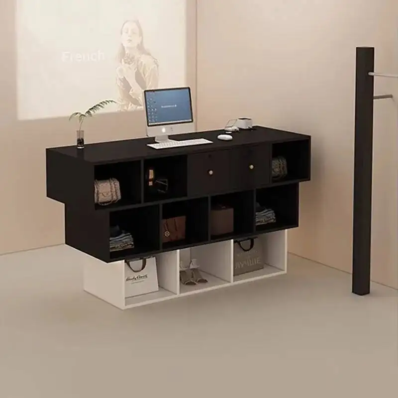 

Hair Salon Cashier Reception Desk Counter Beauty Salon Reception Desks Beauty Escritorio De Recepcion Commercial Furniture