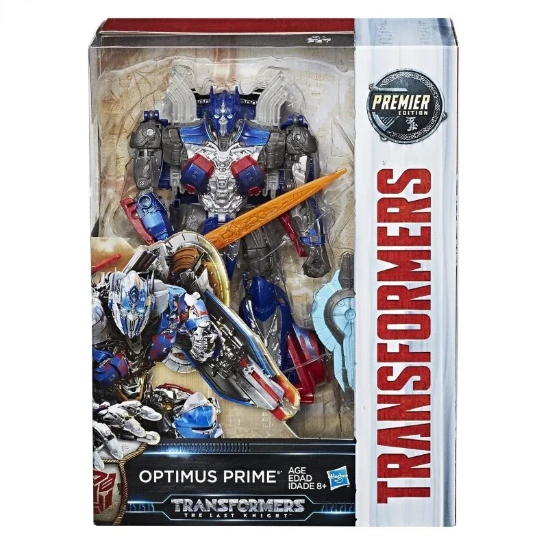 In stock Takara Tomy Transformers toys Transformers The Last Knight TLK Class V Optimus Prime Model Robot Collection Action