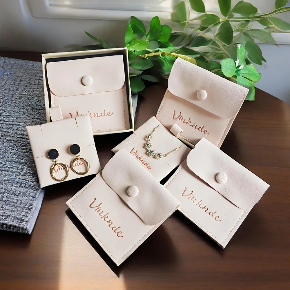 

Маленькие серьги 8x8 см, ожерелье, упаковка, подарочная сумка, индивидуальный логотип, браслет, кольцо, конверт, пуговица, мешочки из микрофибры со вставкой для карт