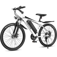 KUTE M100 Electric Bike 250W Brushless Motor 36V 10.4Ah Removable Battery 27.5 inch Tire EBike 25 km/h Max Speed 50-60km Range