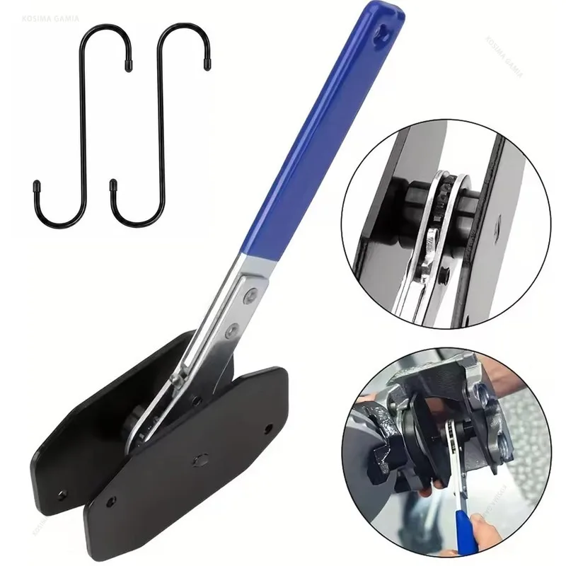 Brake Caliper Press Ratchet Spreader Wrench, Piston Compression for Single Twin Quad Pistons Car Truck Disc Brake Repair Install view 6