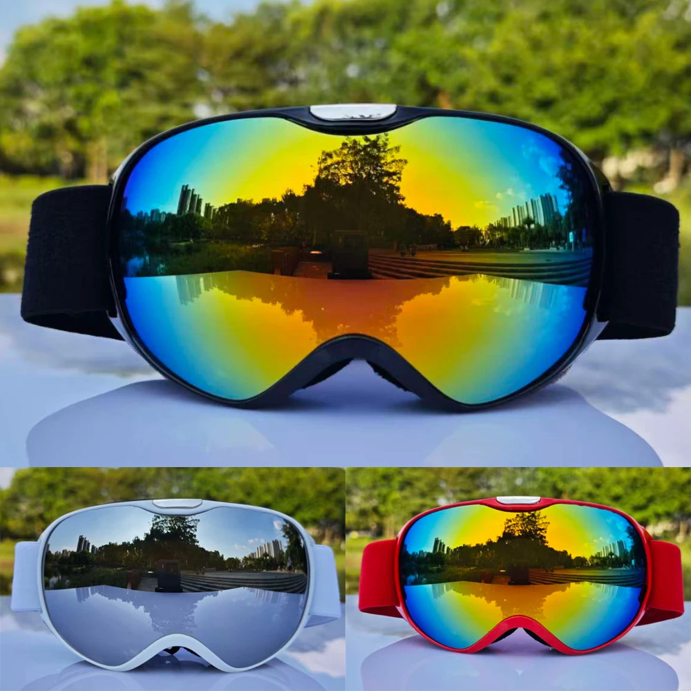 

Winter Sports Children Ski Equipment High Definition Lens Ski Glasses, Windproof, Protective, Fashion Snow Mountain Activities