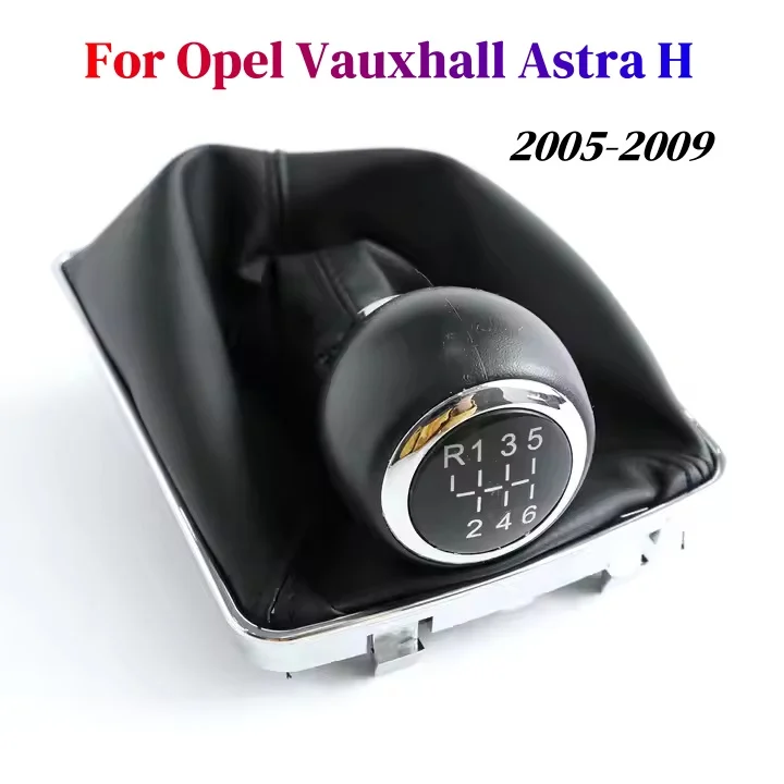 

5 6 Speed Car Gear Shift Knob for Opel Vauxhall Astra H 2005-2009 Gaiter Boot Leather Cover Case Leather Gaiter Lever Stick