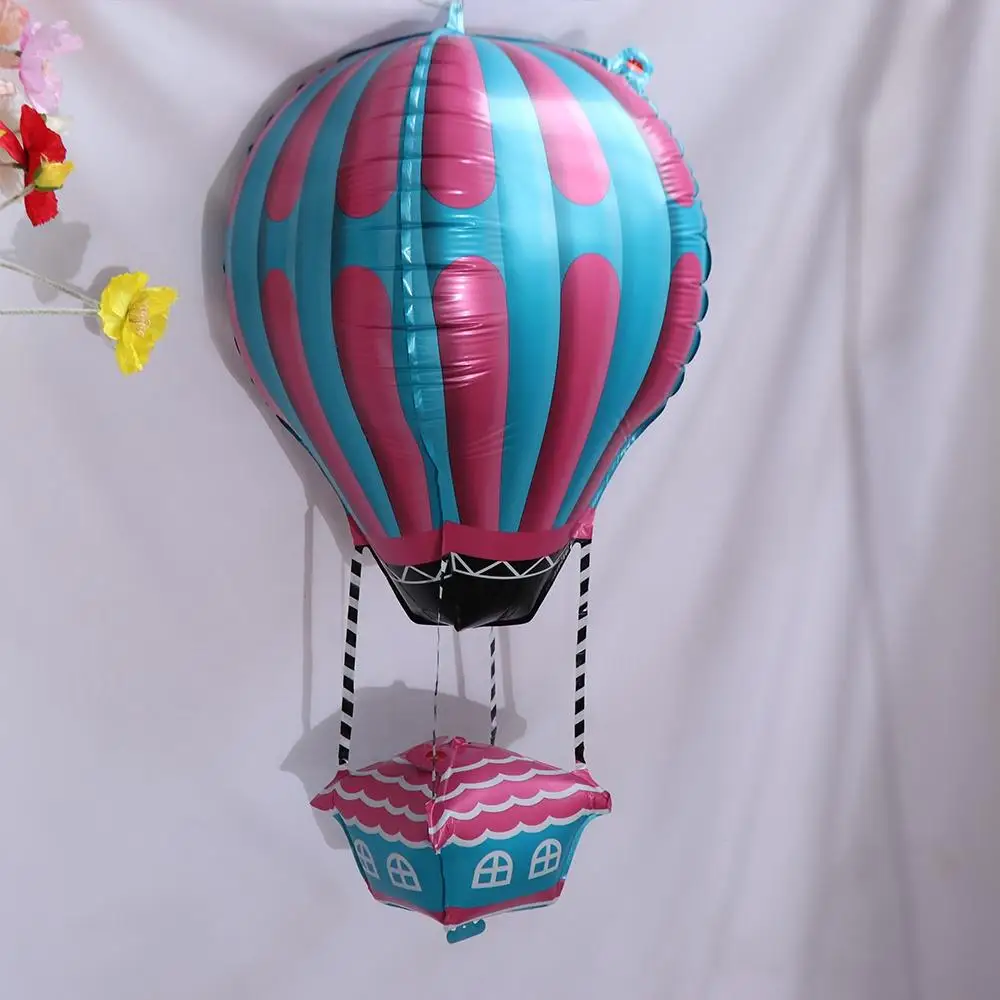 

Kids Toys Thickened 4D Hot Air Balloon Cute Cartoon Foil Balloon Inflatable Party Decor Balloon Children