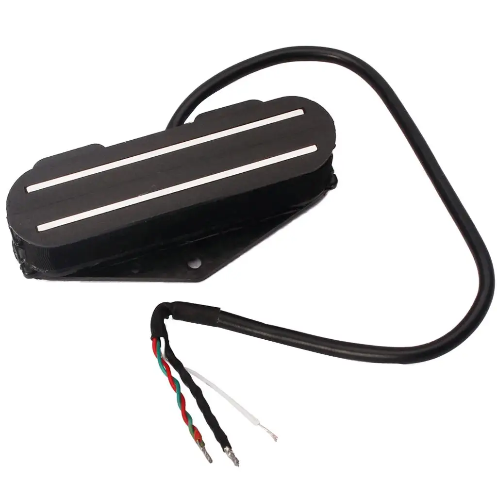 Dual Rail Shielded Humbucker Bridge Pickup Copper Wire Coil for Electric Guitar Music Learners view 3