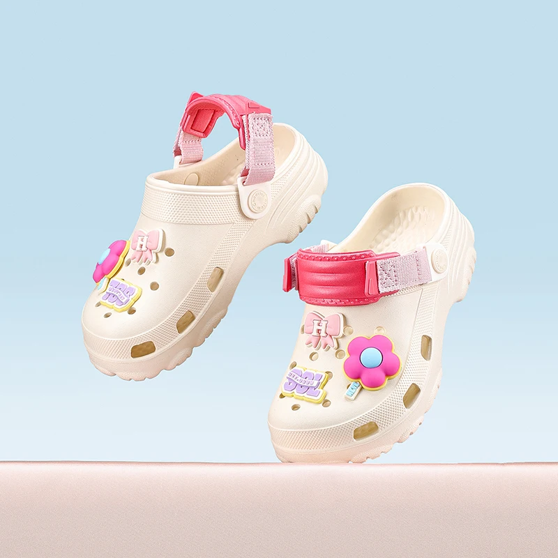 

Детские мультяшные сандалии Cheerful Mario - летние пляжные шлепанцы для девочек, нескользящие, для улицы