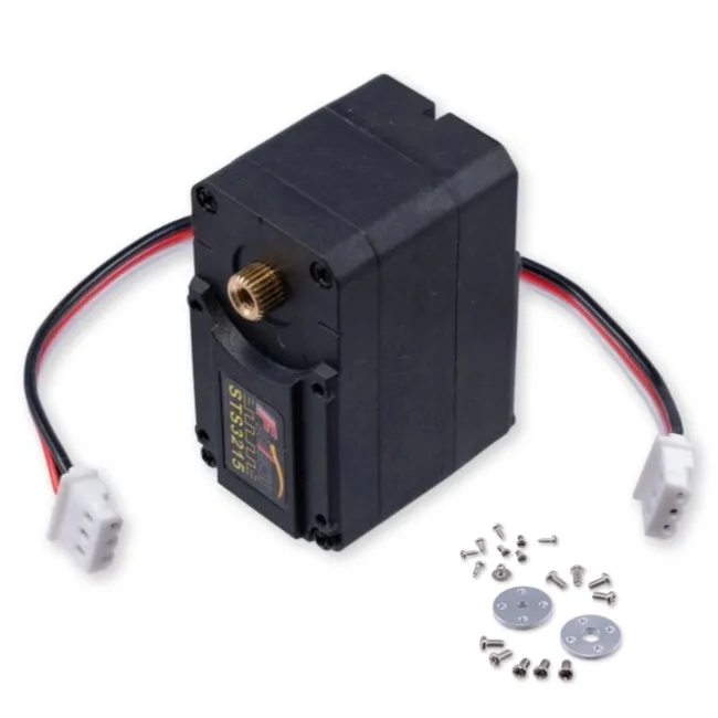 

STS3215 12 В, 30 кг, умный радиоуправляемый сервопривод с высоким крутящим моментом Feetech TTL, сервопривод робота с последовательной шиной для SO-ARM100, обучающий робот, рычаг LeRobot Project