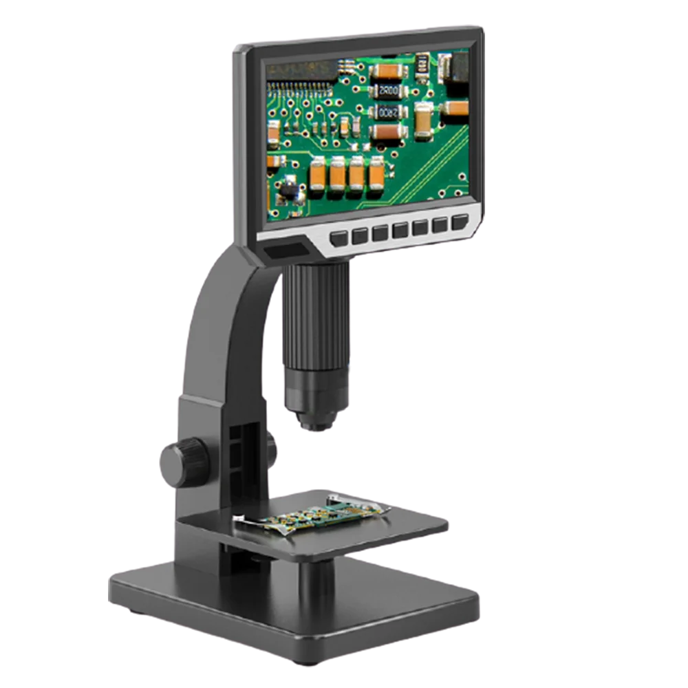 G2000 2000X Zoom Digital microscope with 7 inch HD LCD display electron microscope digital magnifier