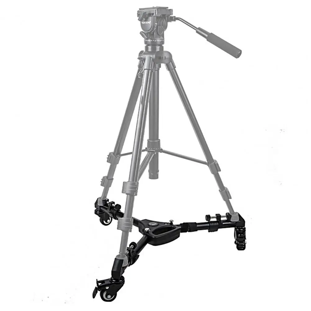 Strong Load-bearing Accessories Video Folding Wheels Slider Tripod Dolly for DSLR