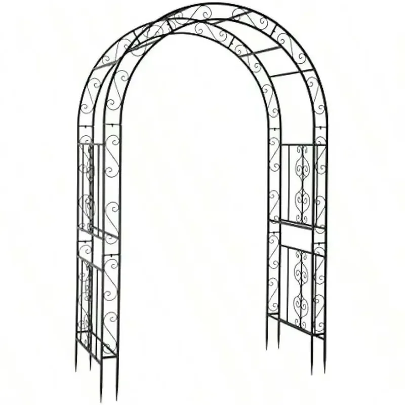 Elegant Metal Trellis for Garden Arbor Archway Decorative for Climbing Plants Wedding Ceremonies Pathway Entrances Screen