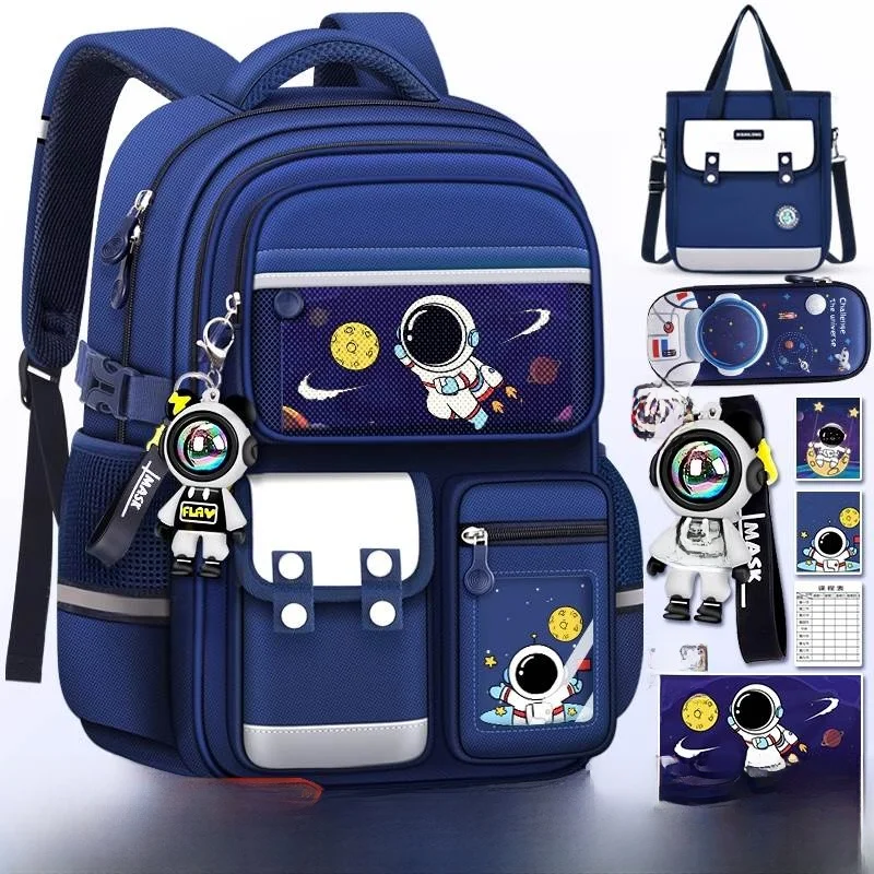 2026-new-children's-backpack-elementary-school-student-load-reduction-spine-protection-double-shoulder-bag-for-boys-primary-s