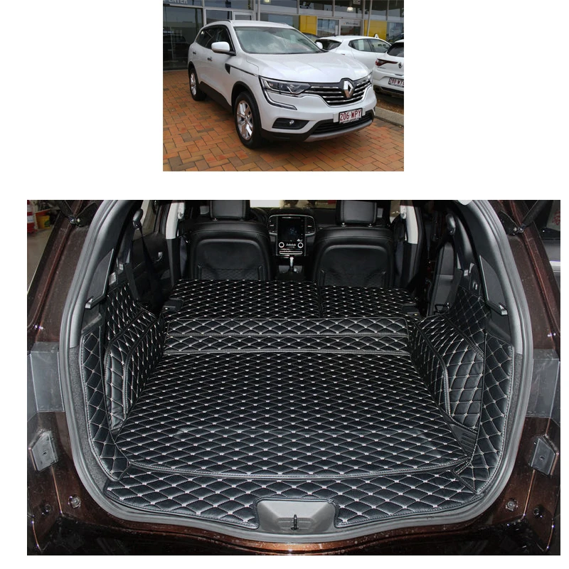 High quality for renault koleos Samsung QM6 car trunk mat 2016 2018 2019 2020 cargo liner luggage rug carpet accessories