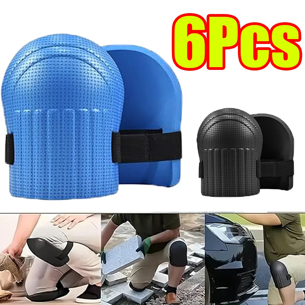 2-6Pcs Knee Protection Pad Tile Mud Workers Foam Knee Cushion Gardening Knee Pads Thickening Brick Garden Manual Work Tools