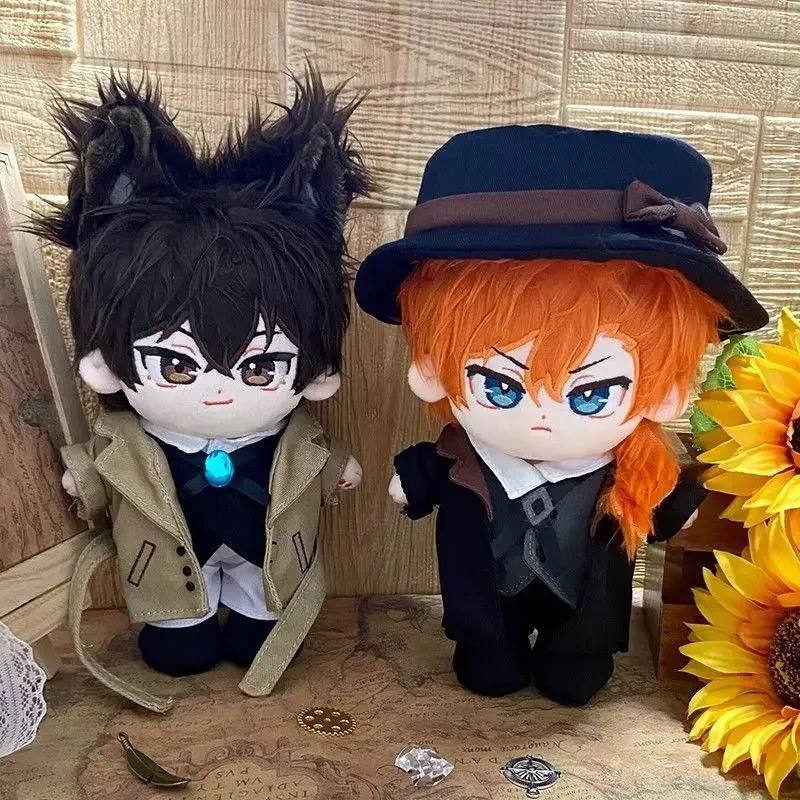 

Wholesale Anime Dogs Ryunosuke Akutagawa Kawaii Cosplay Plushies Doll Change Suit Cartoon Plush Stuffed Toys Gift
