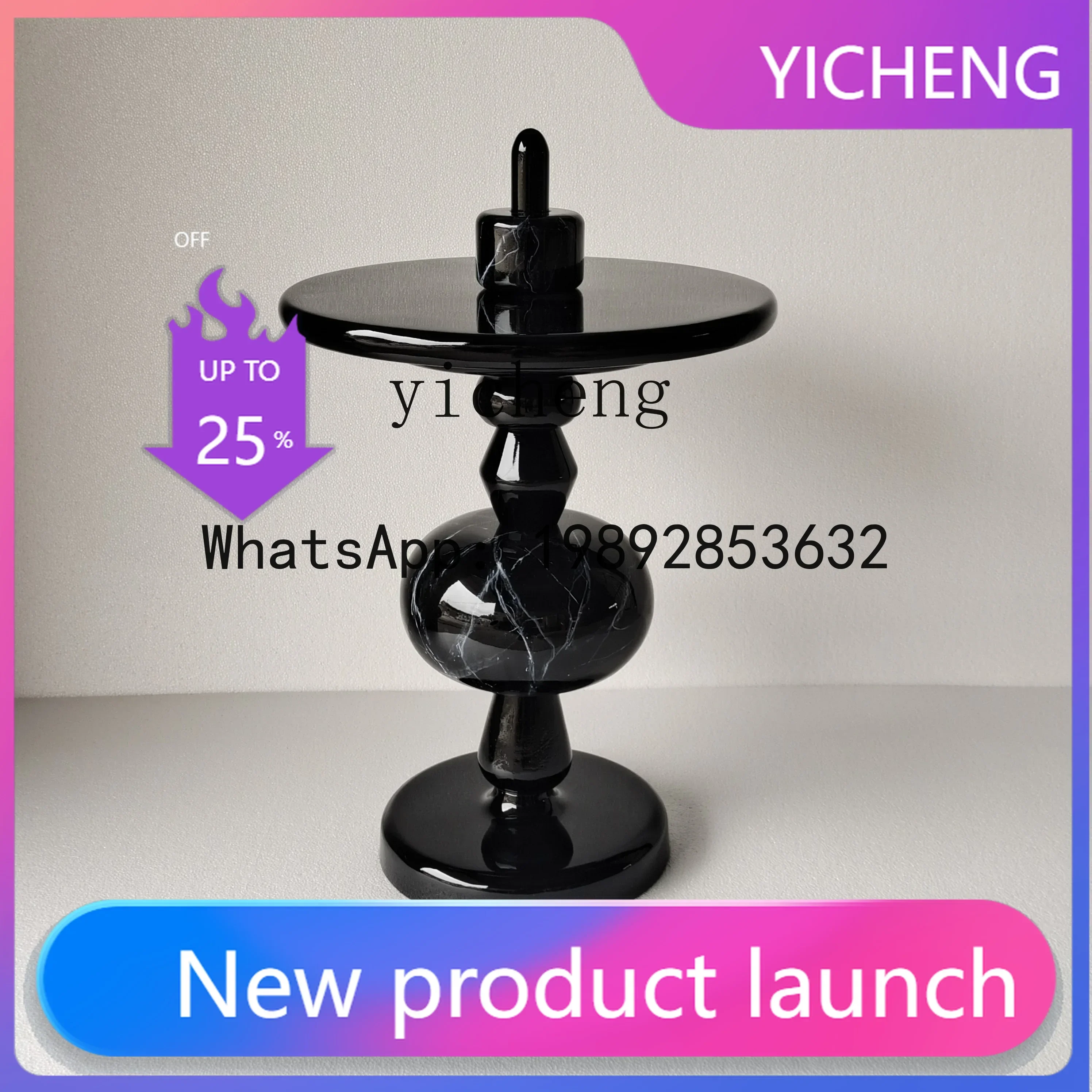 

Fashion Creative Small round Side Table Sugar Gourd Coffee Table Sofa Edge Side Bedside Table