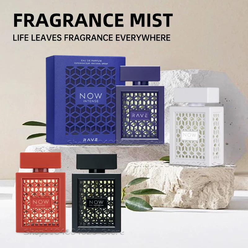 

Lattafa RAVE NOW 3.4 EAU DE PARFUM SPRAY The fruity aroma, slowly transforms into a floral, woody and sweet musky fragrance.