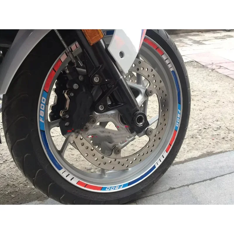 

For Motorcycle F800GT, Reflective Rim, Striped Sticker, Front and Rear Sticker, Full Set