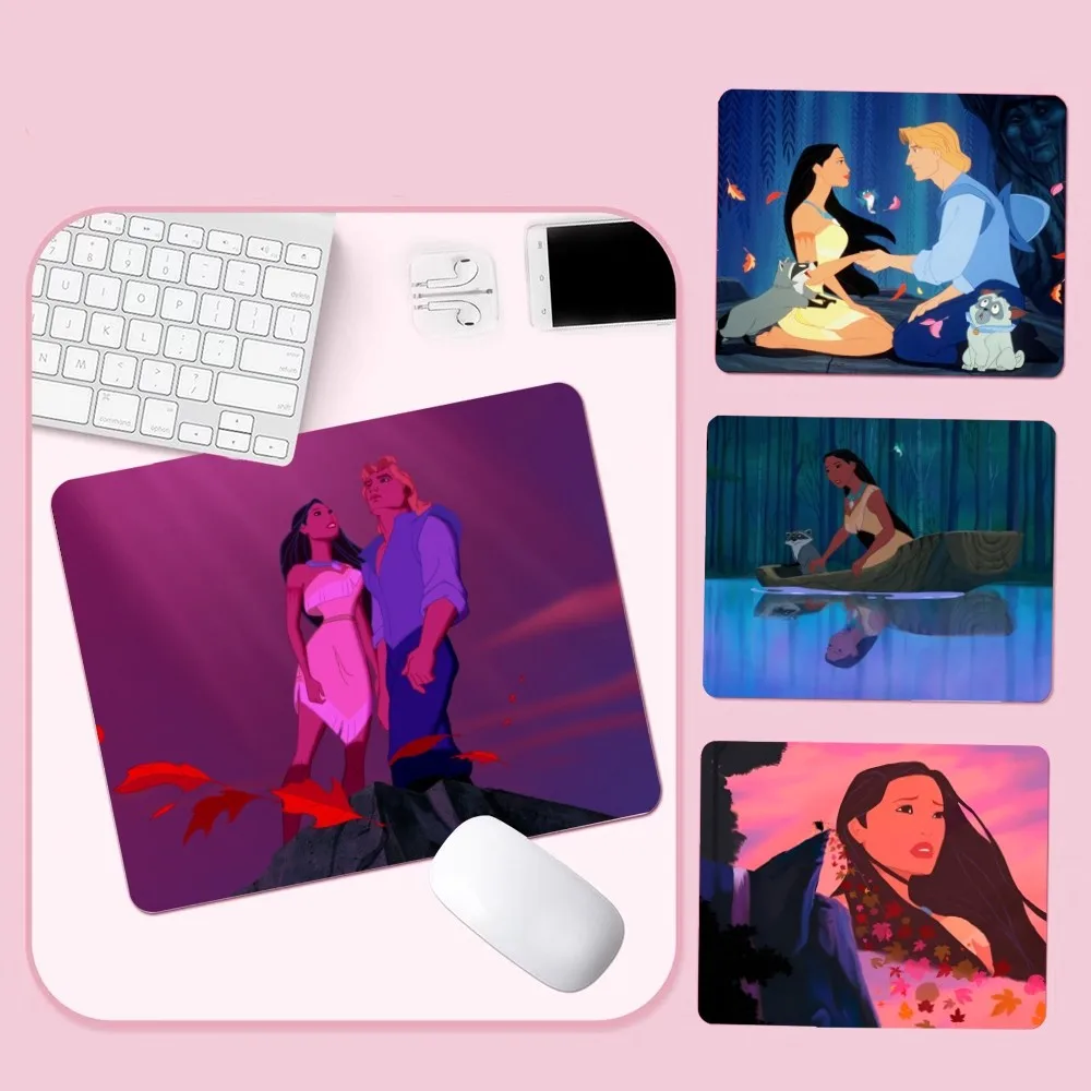 

Disney Pocahontas Mousepad Custom Skin Desktop Desk Mat Kawaii Gaming Accessories Students Writing Pad Padmouse Desk Play Mats