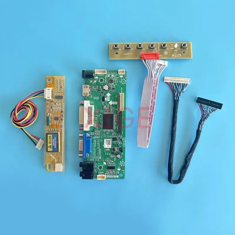 

For HT14P12 IASX16C LP141E2 MNT68676 Driver Controller Board 1CCFL 1400*1050 Kit DIY VGA DVI 30Pin LVDS HDMI-Compatible Monitor