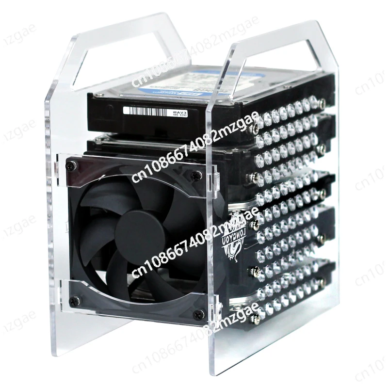 قوس القرص الصلب للكمبيوتر 3.5 بوصة إطار قفص القرص الصلب متعدد NAS دعامة توسيع تبديد الحرارة الصلبة الميكانيكية الخارجية #1