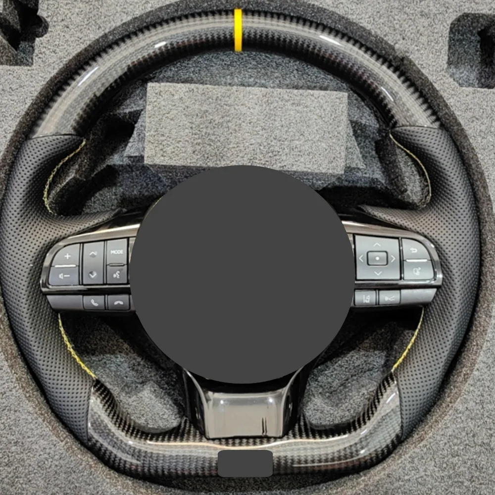 

Руль из настоящего углеродного волокна и кожи с плоской подошвой для Lexus ES GS RX LX GX450 GX460 LX570 ES300h Спортивный руль