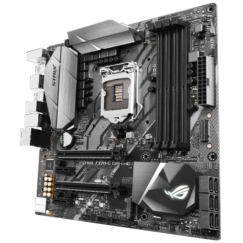 PARA ASUS ROG STRIX Z370-G GAMING (WI-FI AC) Placa-mãe Intel Z370 LGA1151 DDR4 mATX