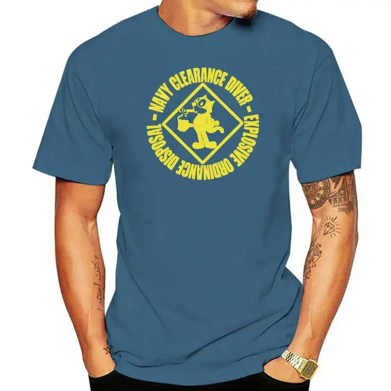 T shirt Navy Clearance Diver SEAL Special Forces t shirt men boyfriend gift