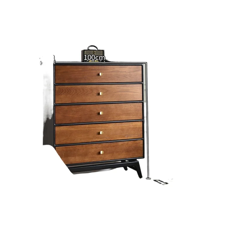 

Double color matching living room locker small apartment household integrated storage cabinet