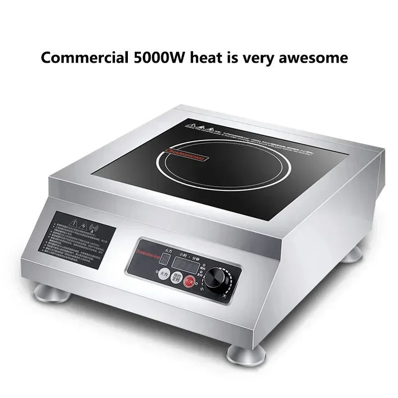 เตาแม่เหล็กไฟฟ้า5000W เครื่องบินโรงอาหารโรงแรมหม้อซุปพลังสูง5KW