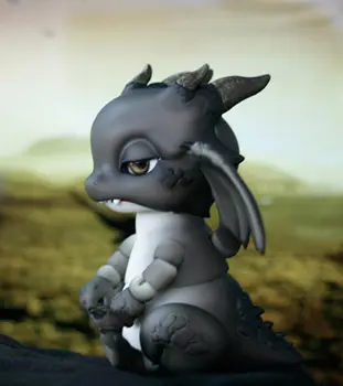 BJD 1/8 娃娃 - 動物玩具小灰龍生日禮物高品質 10 最佳銷售 龍形球形娃娃 - №2