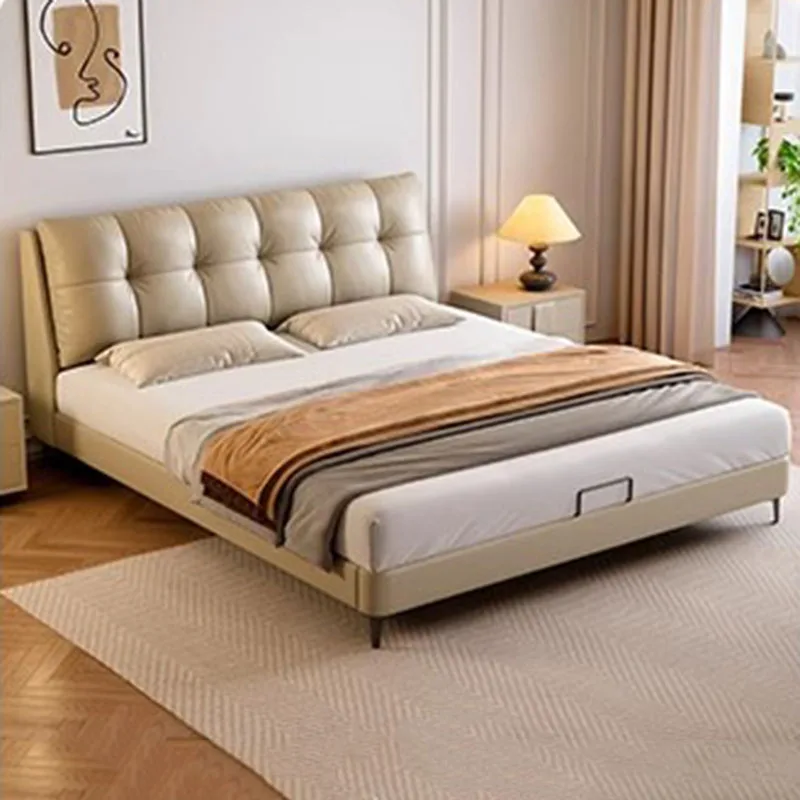 

Bed Design Nordic Accent Luxury Creative Chinese Style Large Bed Clear Camas
