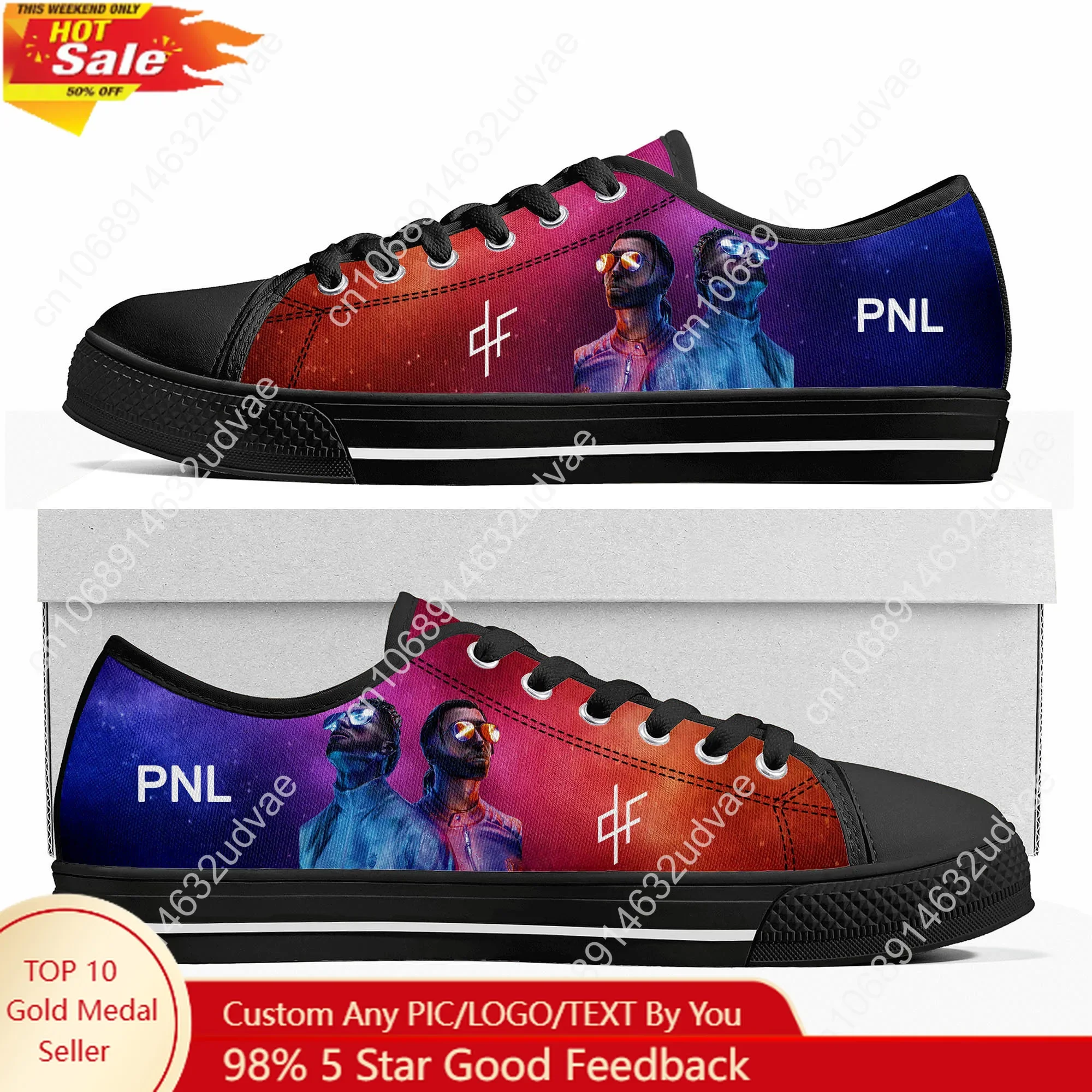 

Le Monde Chico Low Top Shoes PNL Album French Rapper Man Woman Teenager Canvas Casual Sneaker Durable Sneakers Custom Shoe Black