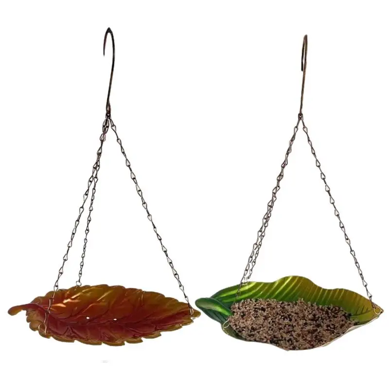 

Hangings Bird Feeder Hangings Metal Wild Birdfeeder Outdoor Bird Feeder For Garden Decoration Easy-to-Fill Feeders For