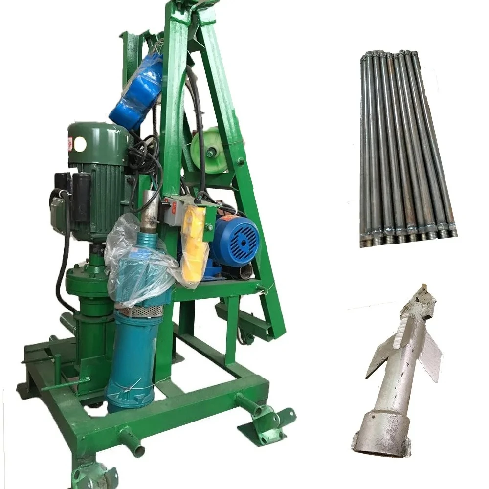 Drilling Depth 150 Meter Crawler Pneumatic Rotary Water Well Drilling Rig Machine