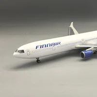 47CM Finnair Airlines MD11 Resin Airplane Model with Wheels & Stable Base for Aviation Enthusiasts Desk Decor Collection Gift 3
