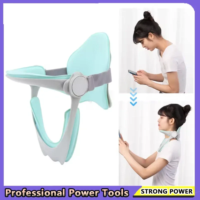 

Регулируемое устройство для вытяжения шейки матки, корректор осанки, шейный воротник, подтяжки для шеи, поддержка носилок, защита позвоночника, облегчение боли