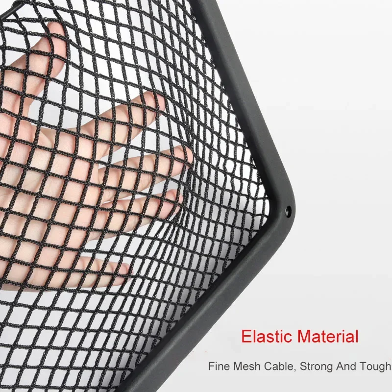 Car Rear Seat Back String Net Mesh Storage Pocket Organizer Auto Interior Accessories For Audi A4 B8 A5 Q3 A3 A6 C7 Q5 B9 Q7