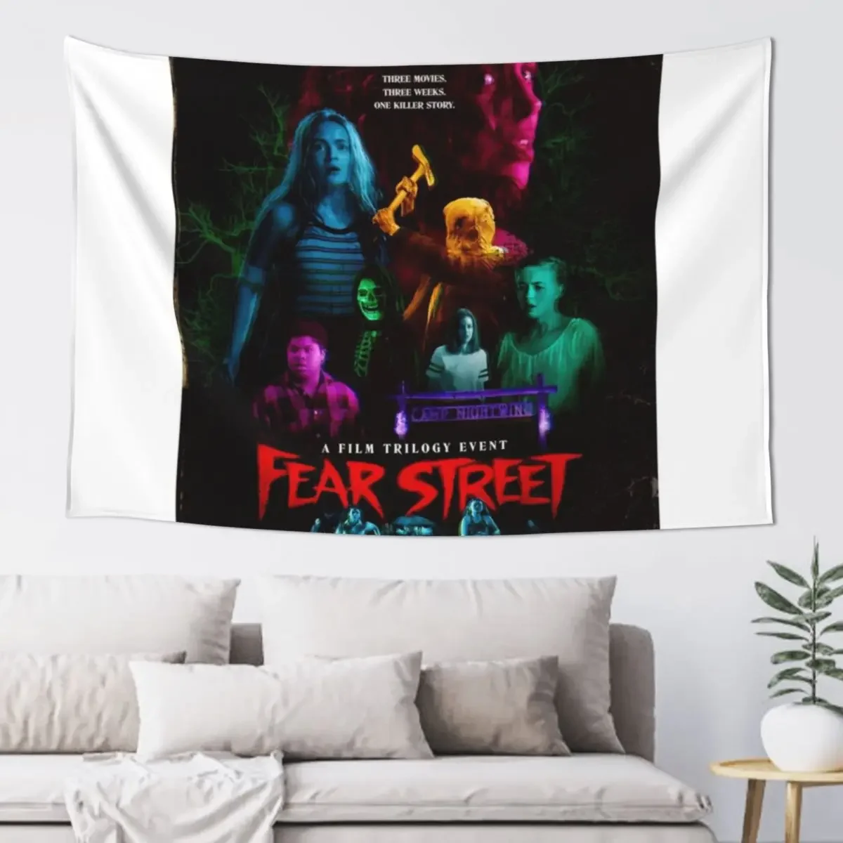 

Fear street Tapestry Wall Hangings Decoration Tapete For The Wall Outdoor Decoration Wall Art Tapestry