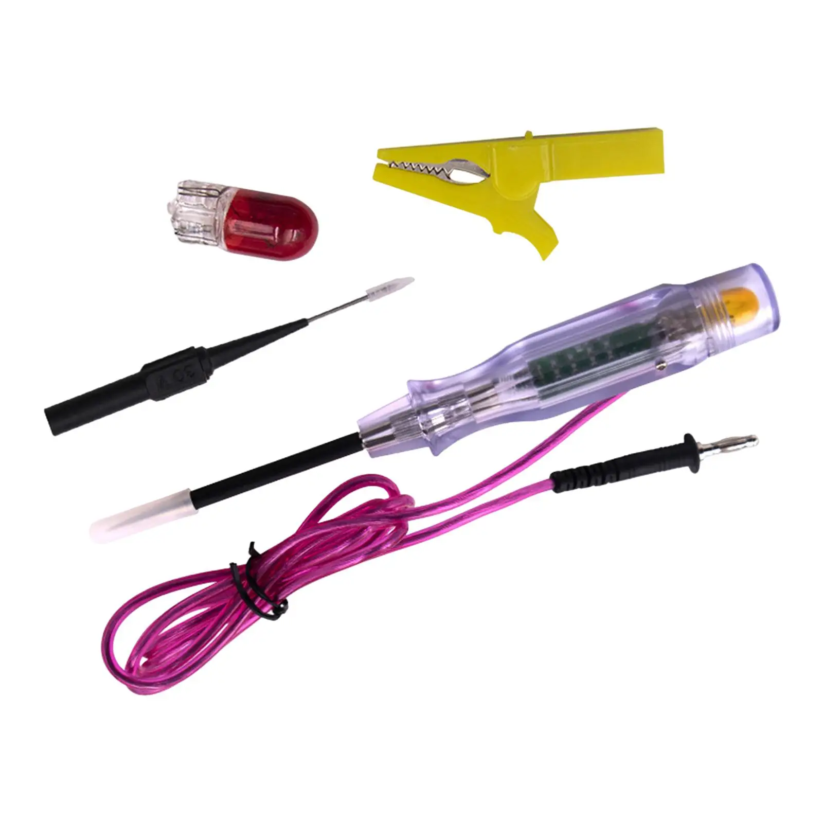 Automotive Circuit Tester Professional DC 12V/24V Auto Electric Tester Light LED