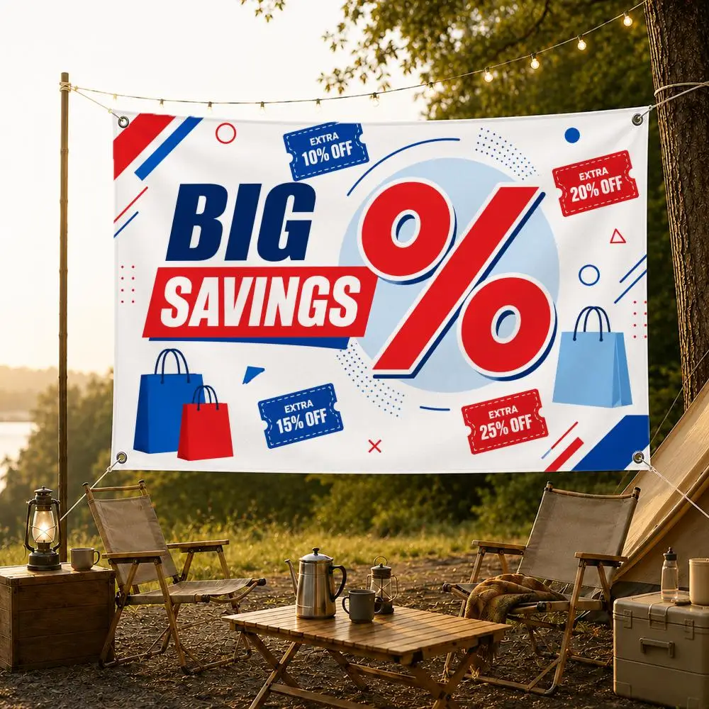 Big Savings Sale Geometric Flags Fade Resistant Flag Washable Lightweight HD Print Indoor Outdoor All-Weather